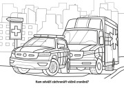 Omaľovánky Záchranári - Do akcie!