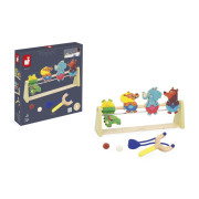 Drevená stolová hra pre deti Streľba prakom Applepop Janod