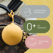 Silikónové puzdro na cumlík uzatvárateľné Zopa