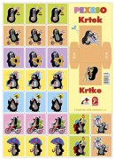 Pexeso Abeceda papierové spoločenská hra 20 obrázkových trojíc