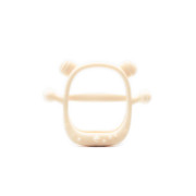 Silikónové hryzátko Glitre 3 m+ Kidnort