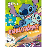 Maľovanky s tetovaním Lilo & Stitch