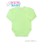 Dojčenské body celorozopínacie New Baby Classic Zelené