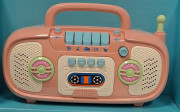 Rádio detský plast na batérie so zvukom so svetlom