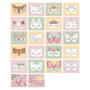 Kniha s vystrihovacími maskami Rosa Little Dutch