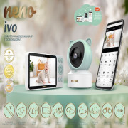 Videoopatrovateľka detská otočná digitálna/IP camera Ivo Neno