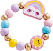 Kreatívna súprava Výroba šperkov drevené korálky Dúhová krajina 4 ks Janod Atelier