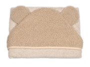 Dojčenská osuška s kapucňou a uškami Boucle 80x80 cm froté Baby Nellys