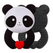 Detské silikónové hryzátko Akuku Panda