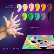 Maľovanie hmotou podľa čísel Koala 29 x 29 cm Okto