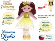 Bábika princezná Lenka 35 cm mäkké telo, na batérie, česky spievajúci 0 m+