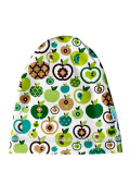 Detská čiapka homeles Jablká zelená Wamu