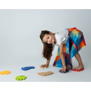 Interaktívny chodník Sensorky 28 ks pastelový