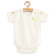 Dojčenské body s krátkym rukávom z organickej bavlny Olivy New Baby