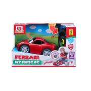 RC - Ferrari 458 Italia so svetlami a zvukmi, diaľkový ovládač volant, červená, 27MH BB Junior