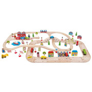 Vláčikodráha a autodráha Bigjigs Rail