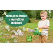 Detský bublifukový fúkač lístia John Deere Kids