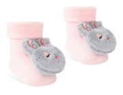 Dojčenské ponožky s plyšovou aplikáciou 0 - 6 mesiacov Be Snazzy