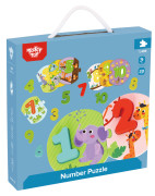 Puzzle Priraď čísla