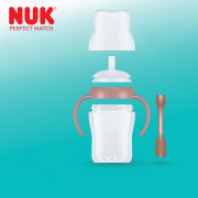 Dojčenská fľaša na učenie so slamkou 150 ml NUK Perfect Match