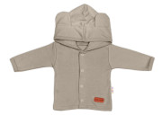 Bavlnená súprava pre bábätko do pôrodnice Made with love, tm. béžová Baby Nellys