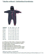 Rastúca softshellová kombinéza s fleecom Shell pink Esito