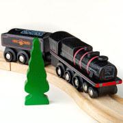 Drevená replika lokomotívy Black 5 engine Bigjigs Rail