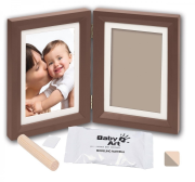 Drevený rámček pre odtlačok My Baby Touch Simple Brown Baby Art