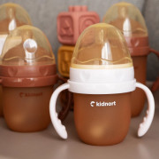 Dojčenská fľaša pre dojčené deti Eple 150 ml 0 - 3 m Kidnort