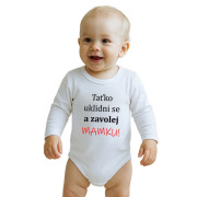 Body s potlačou New Baby a zavolaj MAMKU! - darčekové balenie