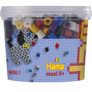 Maxi Mix zažehľovacie korálky farebné 600 ks Hama