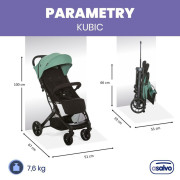 Kubic 2 cestovný kočík 0 m - 22 kg Asalvo