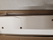 Detská postieľka Kamila - biela (borovica), sťahovacia bočnica 120 x 60 cm Scarlett 2. AKOSŤ