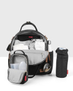 Taška prebaľovací/batoh 6v1 Suite Set Black Skip Hop