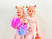 Strapatá dúhová lopta so svetlom Sporto