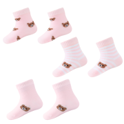Dojčenské ponožky 3 páry medvedíky Be Snazzy 6 - 9 mesiace