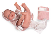 Žmurkajúca a cikajúca realistická bábika celovinylovým telom Mia 50417 Antonio Juan