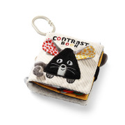 Kontrastná, senzorická textilná knižka Mouse