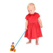 Jazdík medveď na tyči drevený 55 cm