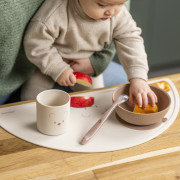 Set jedálenský silikónový 4 ks Nattou