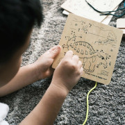 Prezliekanie podľa čísel Dinosaury Bigjigs Toys