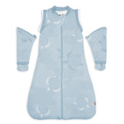 Spací vak s rukávmi Lodger Matcha Blue Fogg