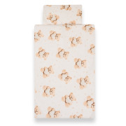 2-dielne posteľné obliečky Love Teddy Bear 90/120 cm beige New Baby