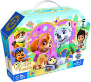 Puzzle trblietavé Skye a Everest Tlapková patrola/Paw patrol 70 dielikov
