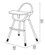 Jedálenská stolička MoMi REKI