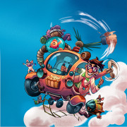 Hra a Puzzle 2v1 Bláznivý vrtuľník od 5 rokov Haba