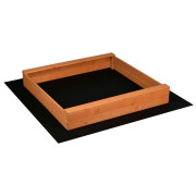 Detské drevené pieskovisko s lavičkami 120 x 120 cm Baby Mix