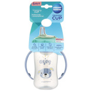 Hrnček tréningový Cute Animals so silikónovým náustkom 320 ml Canpol babies