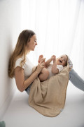 Detská osuška s kapucňou Maxi print 100 x 100 cm Babymatex