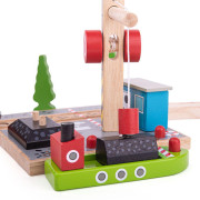 Uhoľný dok so žeriavom Bigjigs Rail